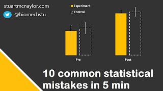 Ten Statistical Mistakes in 5 Min [upl. by Irpac]