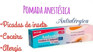 Resenha PomadaAndantol Gel [upl. by Pebrook]