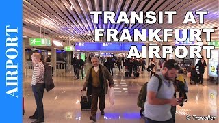 TRANSIT WALK AT FRANKFURT Airport FRA Terminal 1  Connection Flight Transfer Arriving amp Departing [upl. by Eelasor]