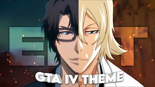 Aizen x Urahara  GTA IV Theme Edit [upl. by Aicilla]